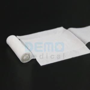 Elastisch verband met absorbeerbare pad